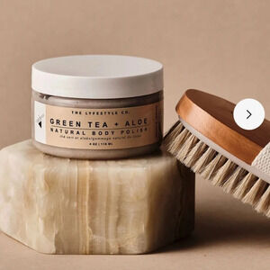 The Lifestyle Co. Green Tea & Aloe Natural Body Polish, New & Unused
